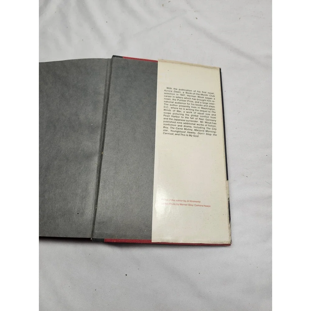 The Winds of War Herman Wouk 1971 Hardcover Dust Jacket 1st Edition 7th Printing